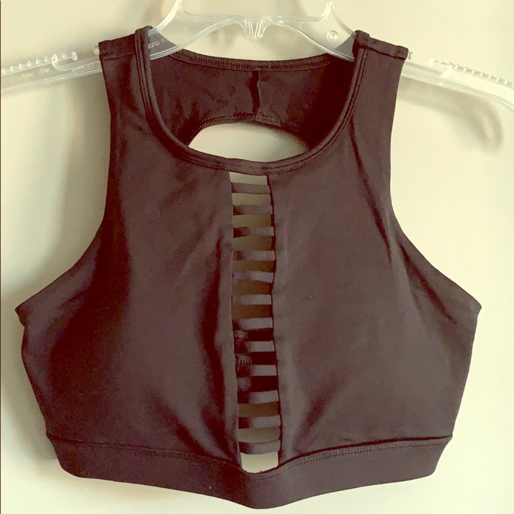 Forever 21 Black Sports Bra Medium
